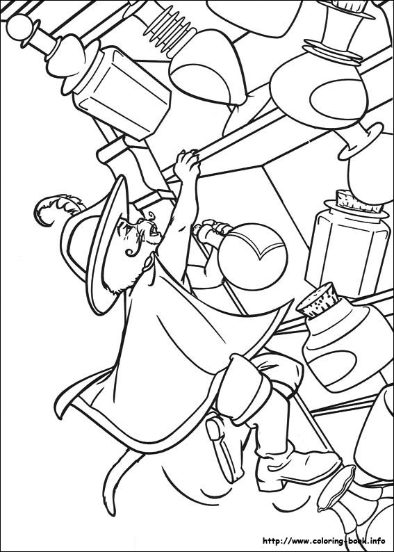 Puss in Boots coloring picture