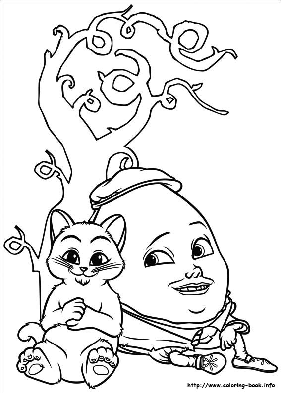 Puss in Boots coloring picture