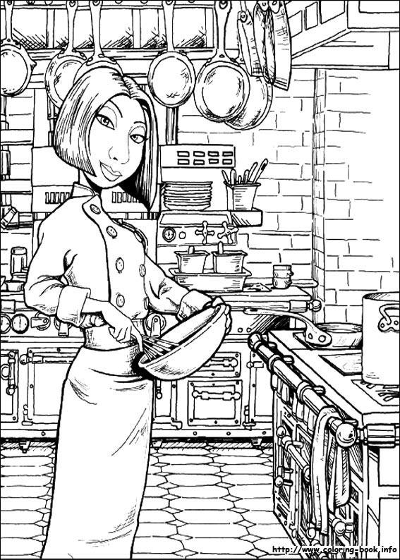 Ratatouille coloring picture