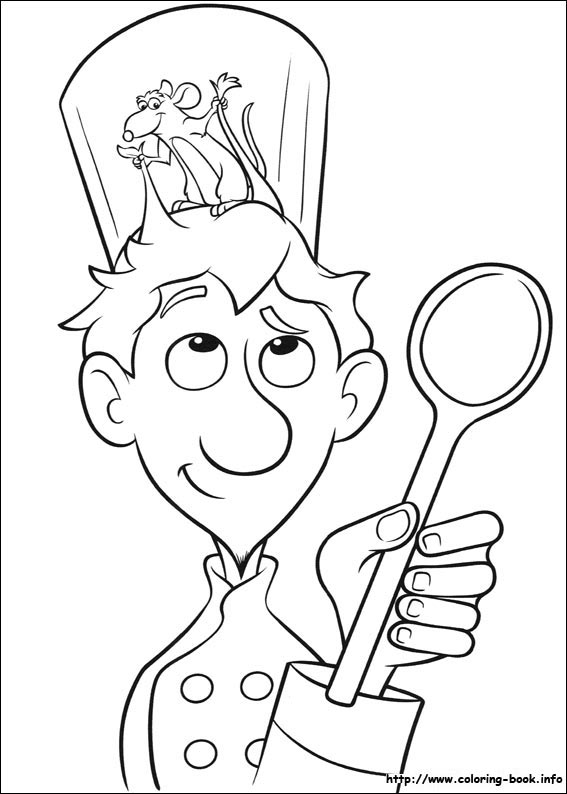 Ratatouille coloring picture