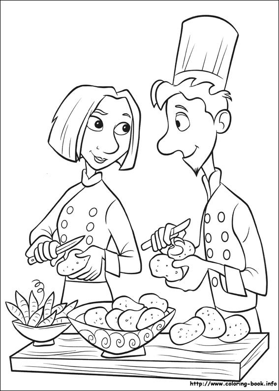 Ratatouille coloring picture