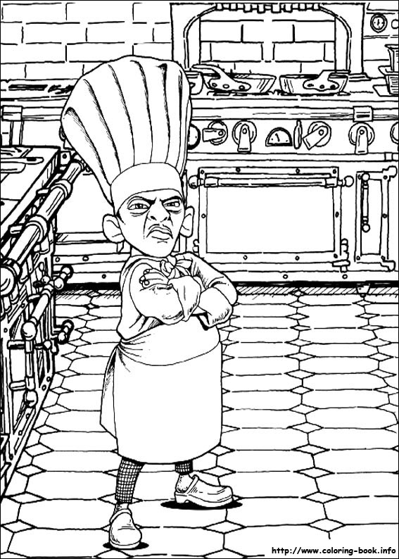 Ratatouille coloring picture