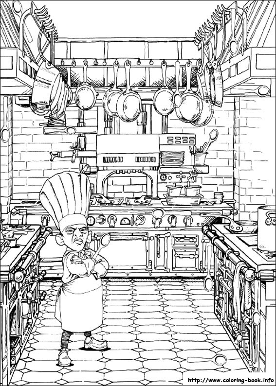 Ratatouille coloring picture