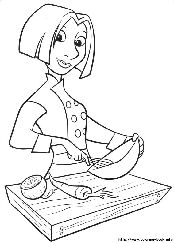 Ratatouille coloring picture