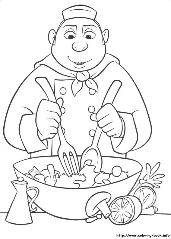 Ratatouille coloring picture