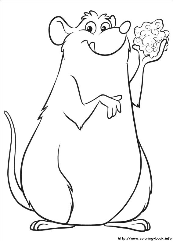 Ratatouille coloring picture