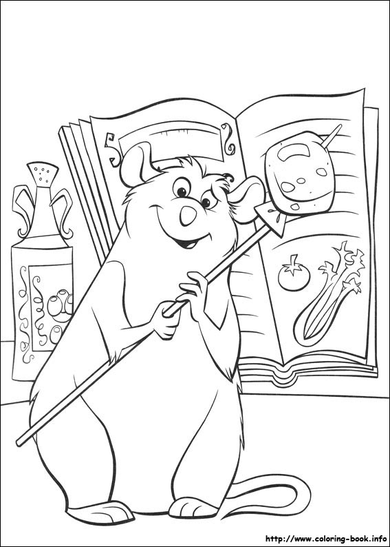 Ratatouille coloring picture