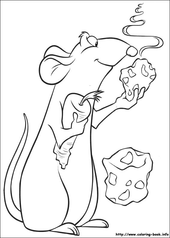 Ratatouille coloring picture