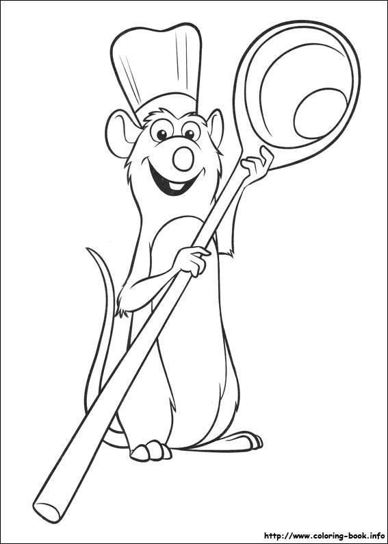 Ratatouille coloring picture