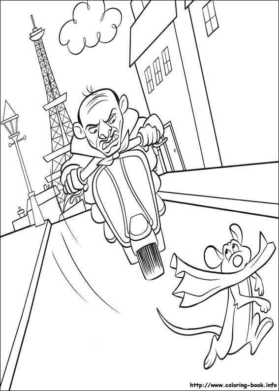 Ratatouille coloring picture