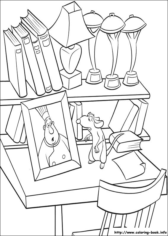 Ratatouille coloring picture