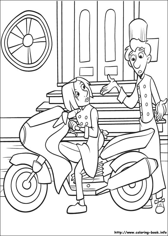 Ratatouille coloring picture