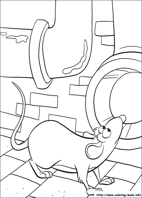 Ratatouille coloring picture