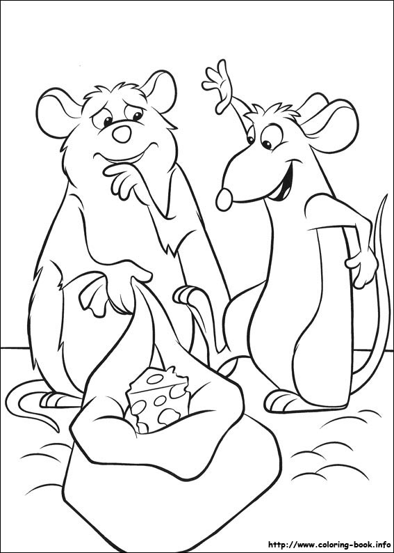 Ratatouille coloring picture