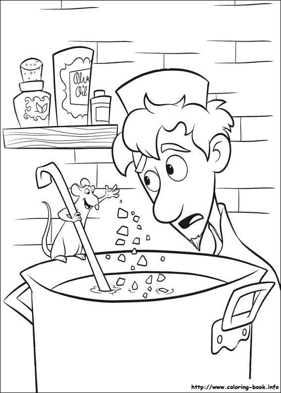 Ratatouille coloring picture