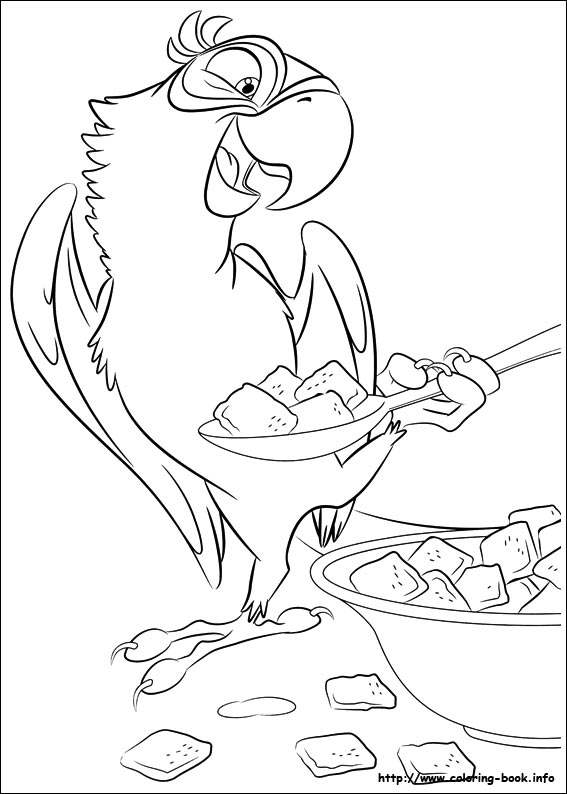 Rio coloring picture