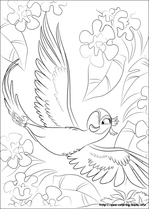 Rio coloring picture