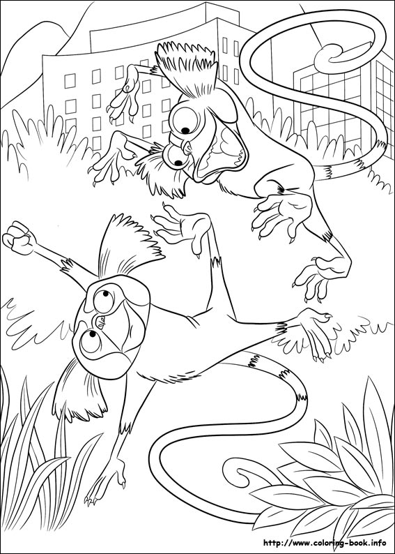 Rio coloring picture