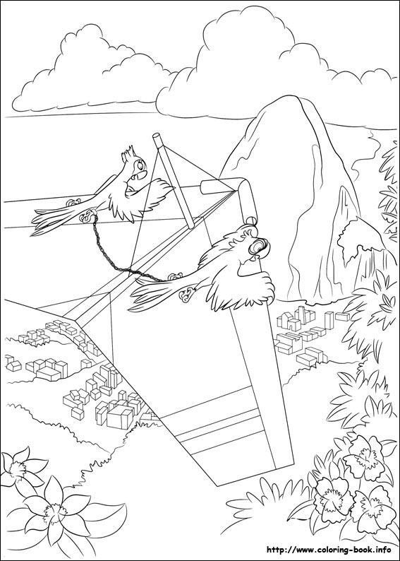 Rio coloring picture