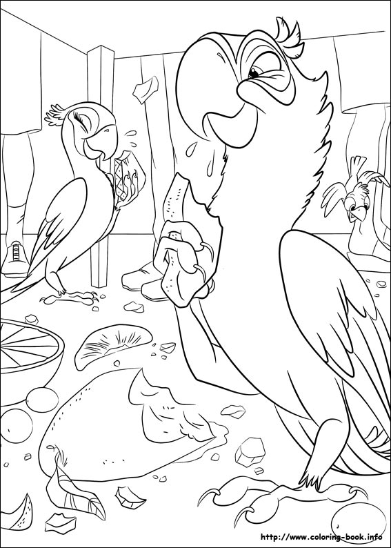 Rio coloring picture