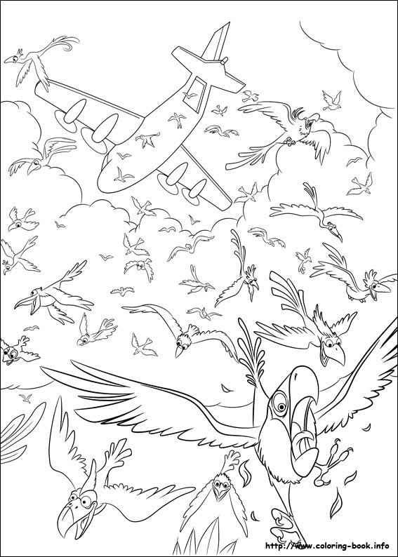 Rio coloring picture