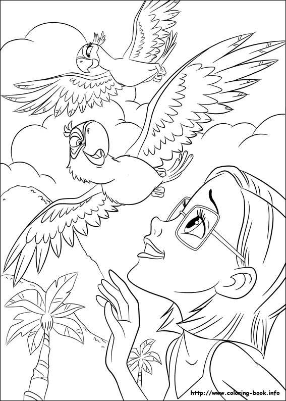 Rio coloring picture