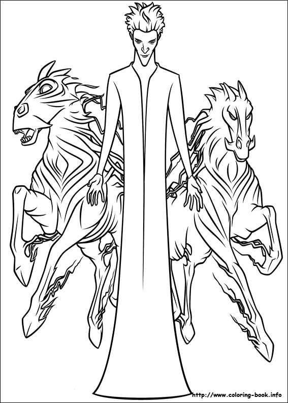 Rise of the Guardians coloring picture