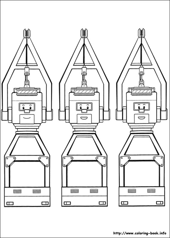 Robocar Poli coloring picture