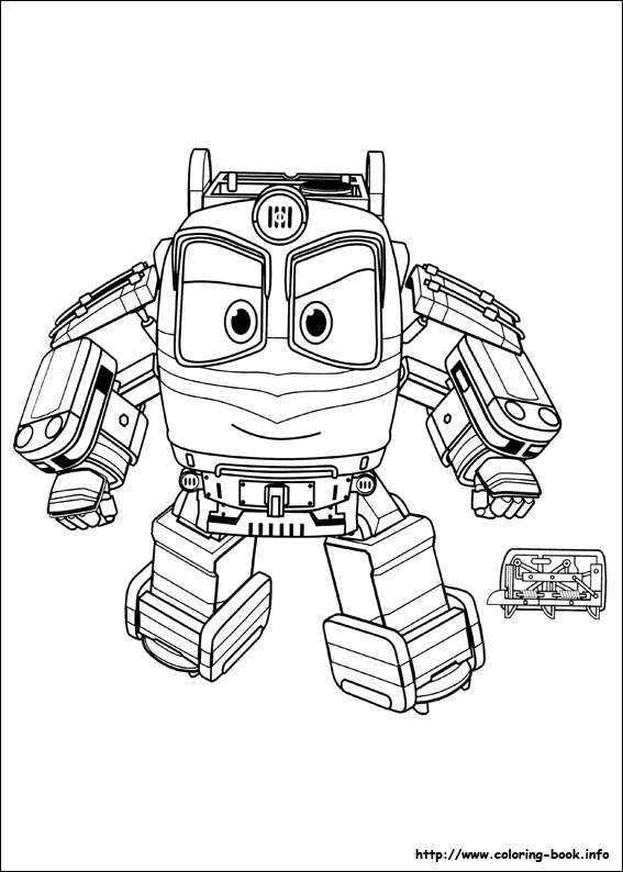 Robot Trains coloring picture