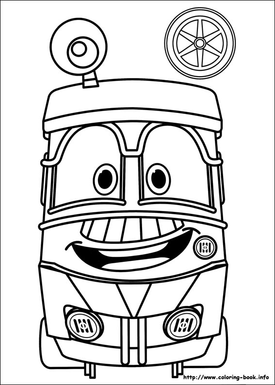 Robot Trains coloring picture