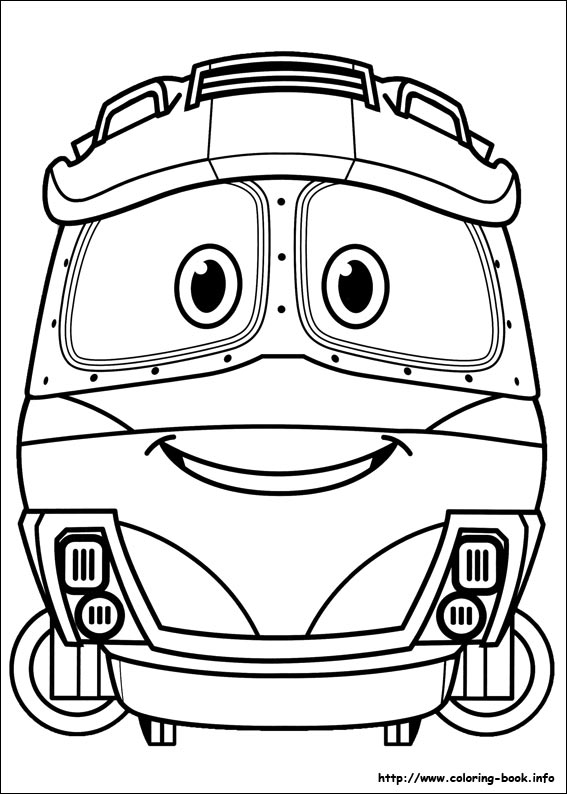 Robot Trains coloring picture