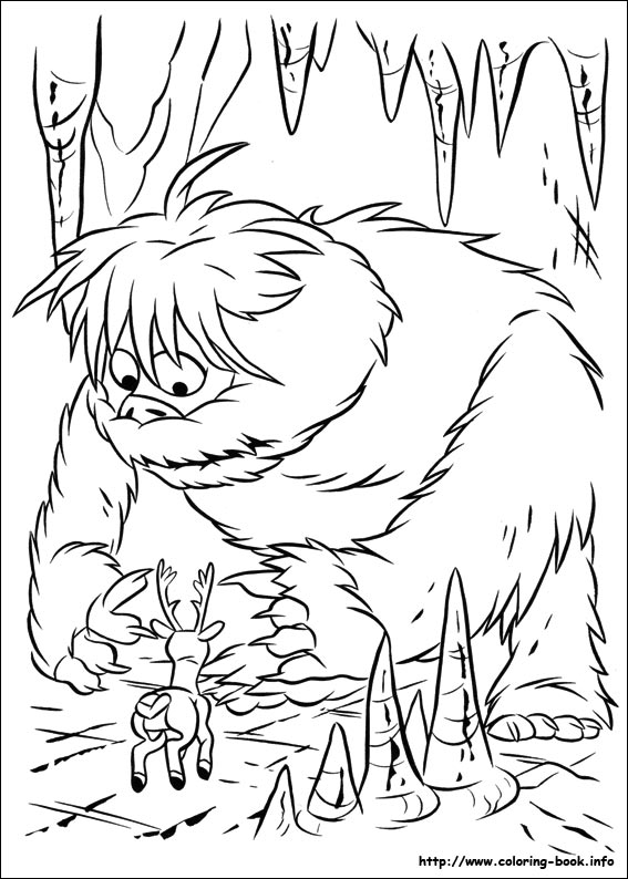 Rudolph the Red-Nosed Reindeer coloring picture