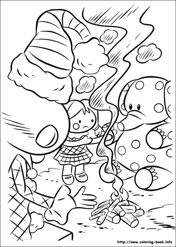 Rudolph the Red-Nosed Reindeer coloring picture