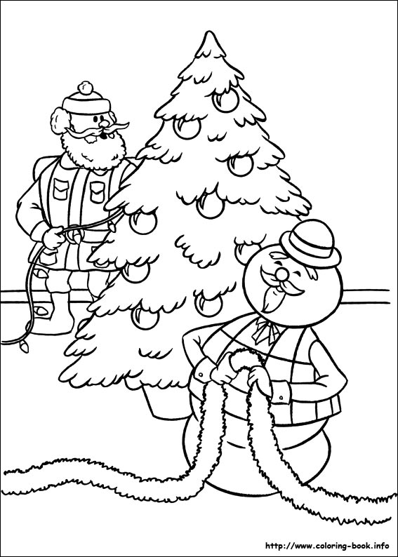 Rudolph the Red-Nosed Reindeer coloring picture