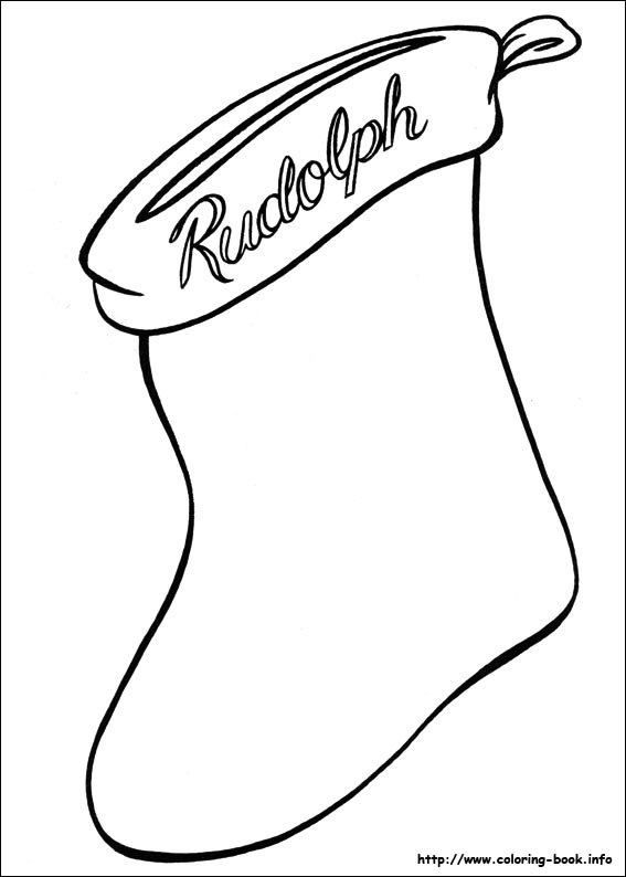 Rudolph the Red-Nosed Reindeer coloring picture