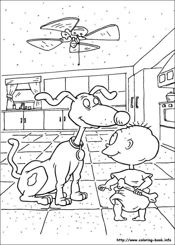 Rugrats coloring picture