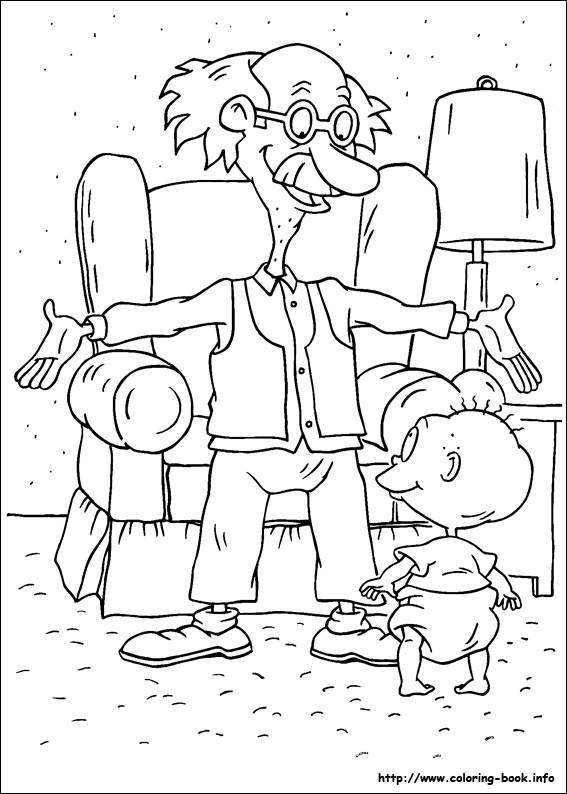 Rugrats coloring picture