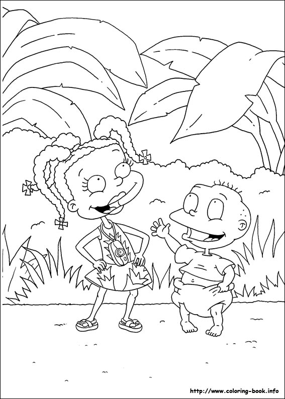 Rugrats coloring picture