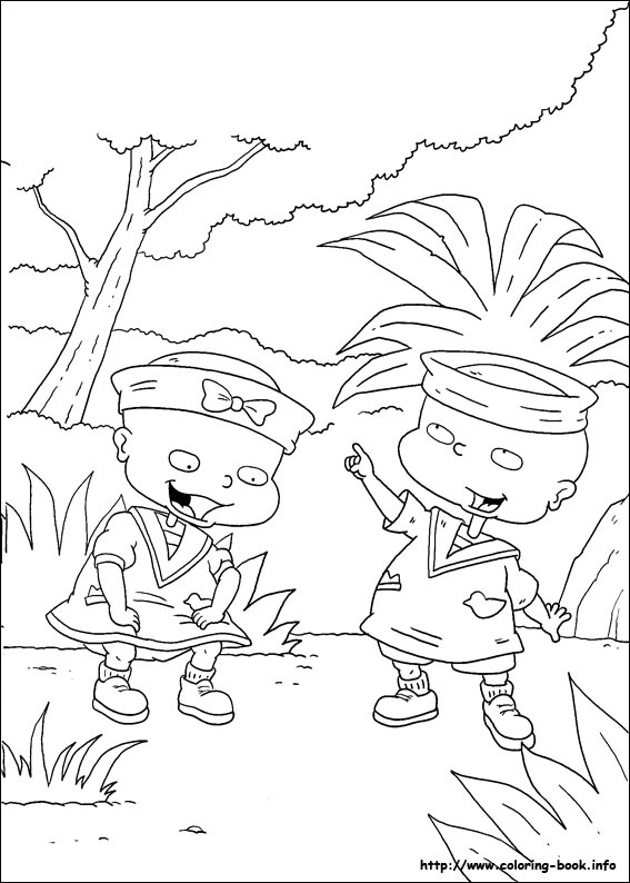 Rugrats coloring picture