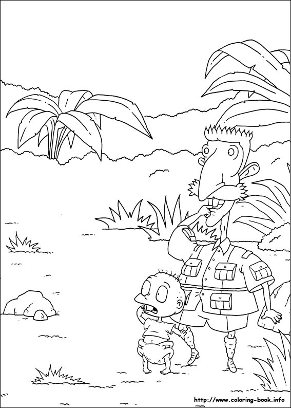 Rugrats coloring picture