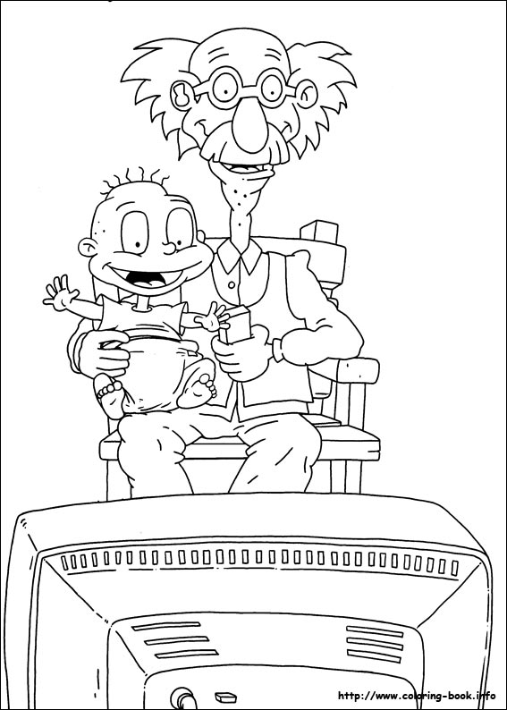 Rugrats coloring picture