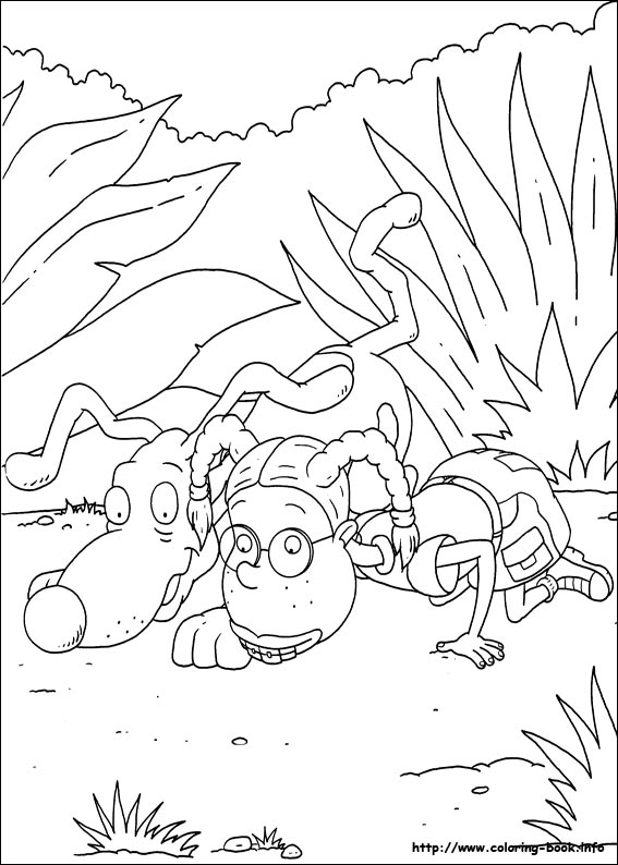 Rugrats coloring picture