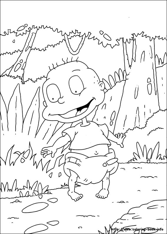 Rugrats coloring picture