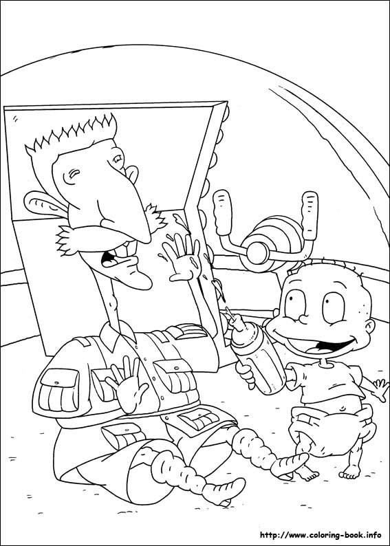 Rugrats coloring picture