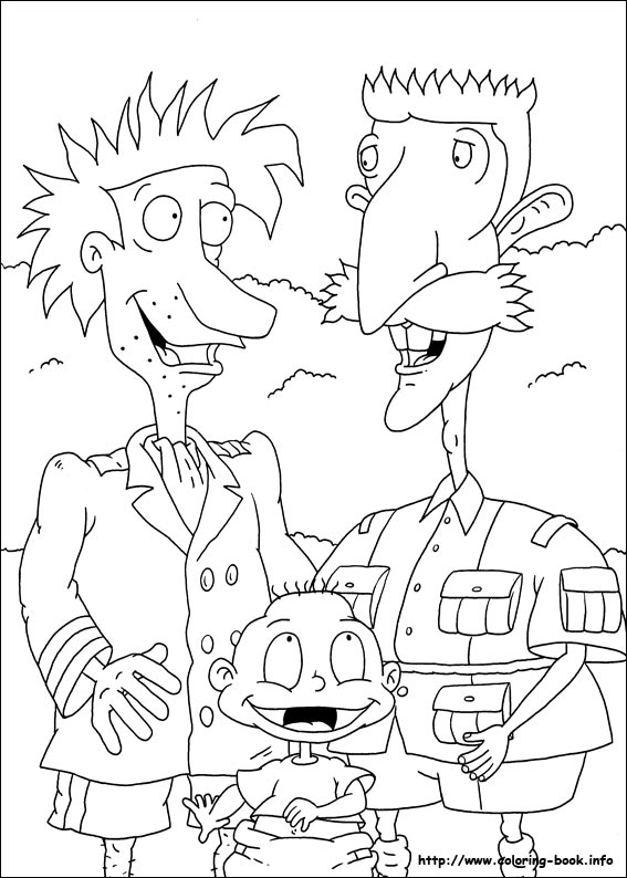 Rugrats coloring picture