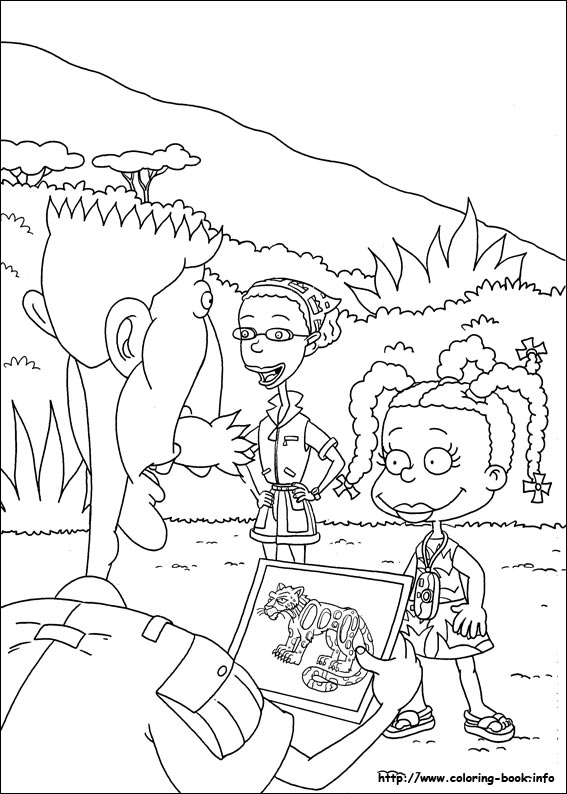 Rugrats coloring picture