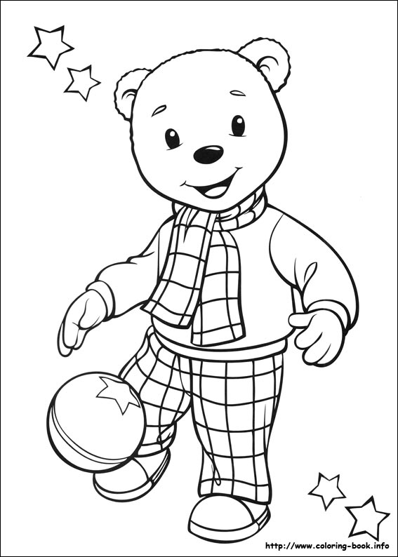 Rupert Bear coloring picture