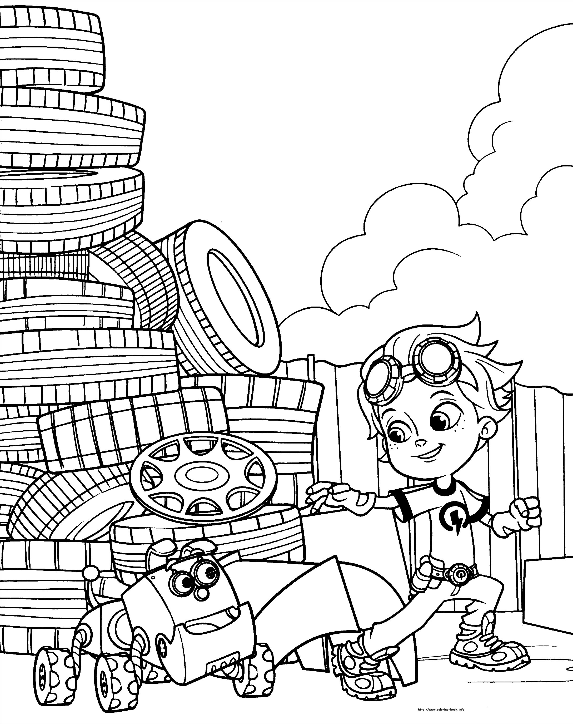 Rusty Rivets coloring picture