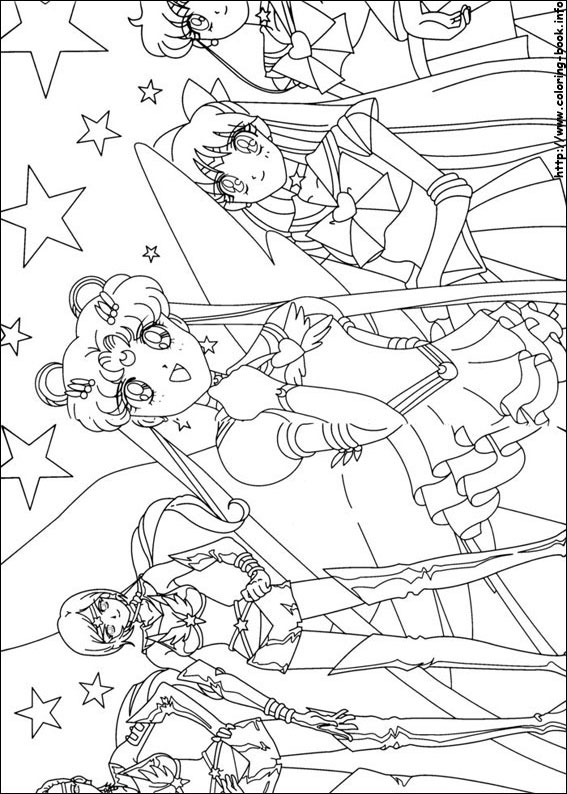 Sailor Moon coloring picture