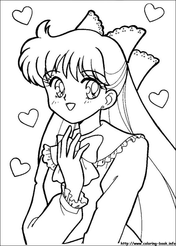 Sailor Moon coloring picture